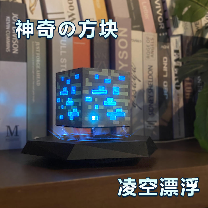 Suspended Minecraft torch Lamp, Coolie af lamp, toy model, Atmosphere Night light, decorative item, mineral lamp, color change