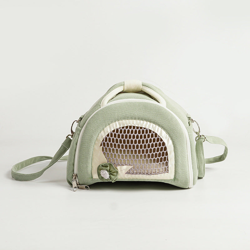 Jizizi Hamster takeout bag, Guinea Pig dual-purpose bag for going out, crossbody bag, rabbit sugar glider travel handbag