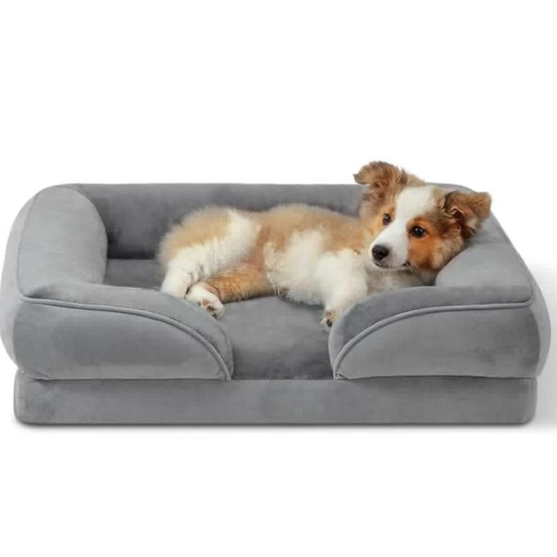 Pet plush sofa for dogs comfortable removable cleaning general purpose medium and large pet nest