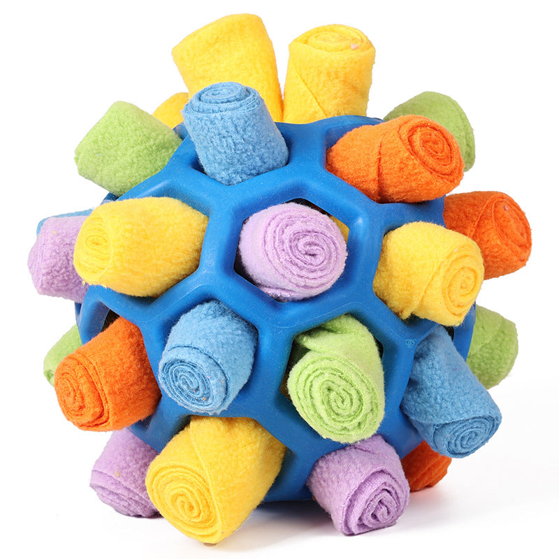 Pet multi-functional sniffing and intelligence, fried balls, dog toys for hiding and leaking food, stress-relieving and energy-consuming training toys
