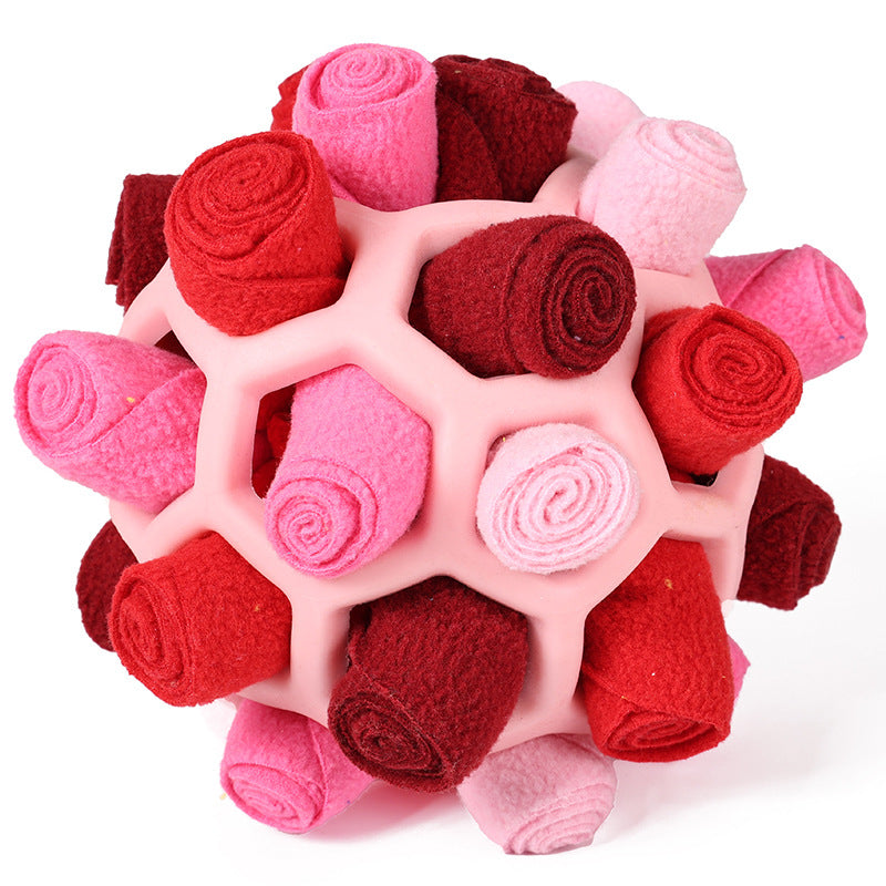 Pet multi-functional sniffing and intelligence, fried balls, dog toys for hiding and leaking food, stress-relieving and energy-consuming training toys