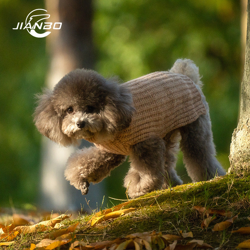 Jianbo Yichong Monet's early series of elegant winter warm sweaters for pets