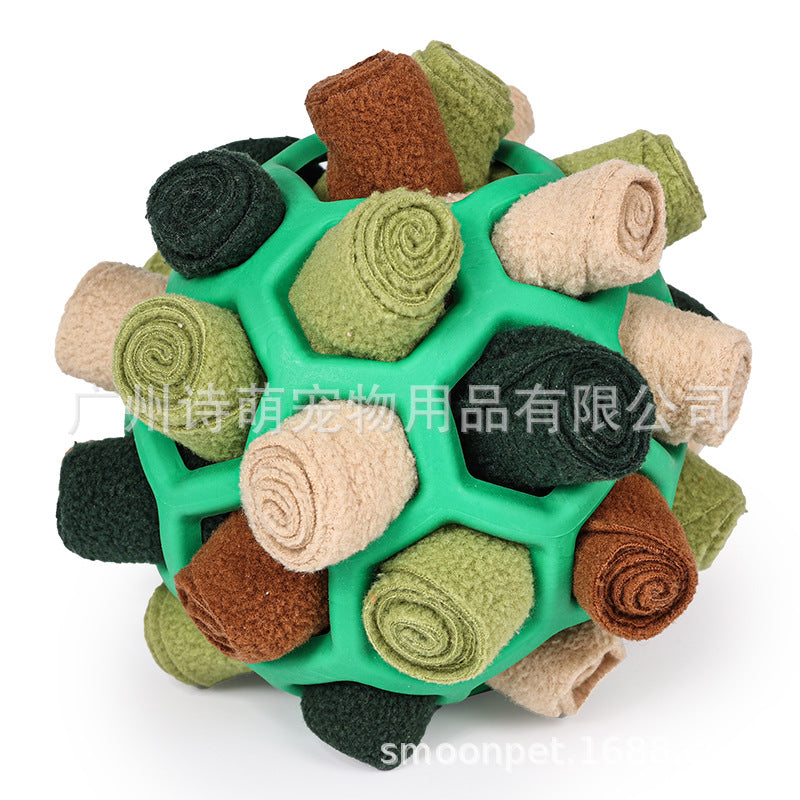Pet multi-functional sniffing and intelligence, fried balls, dog toys for hiding and leaking food, stress-relieving and energy-consuming training toys
