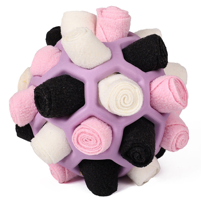 Pet multi-functional sniffing and intelligence, fried balls, dog toys for hiding and leaking food, stress-relieving and energy-consuming training toys