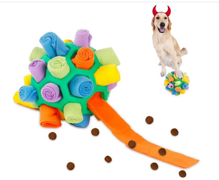 Pet multi-functional sniffing and intelligence, fried balls, dog toys for hiding and leaking food, stress-relieving and energy-consuming training toys