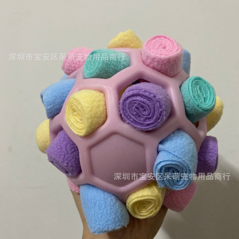 Pet multi-functional sniffing and intelligence, fried balls, dog toys for hiding and leaking food, stress-relieving and energy-consuming training toys
