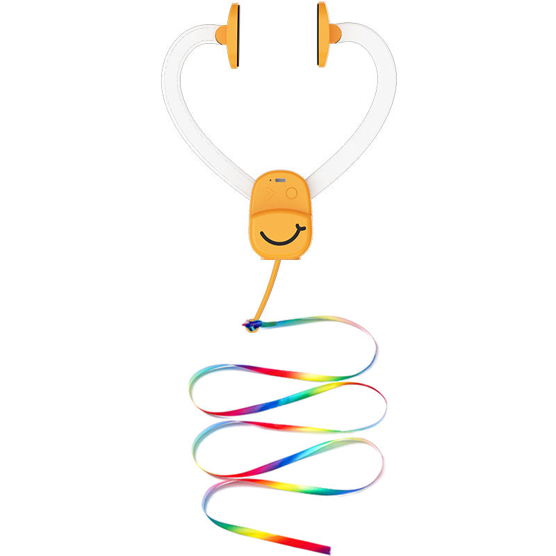 Hanging electric door cat toy for self-entertainment and boredom, rotating ribbon automatic cat toy, cat toy stick