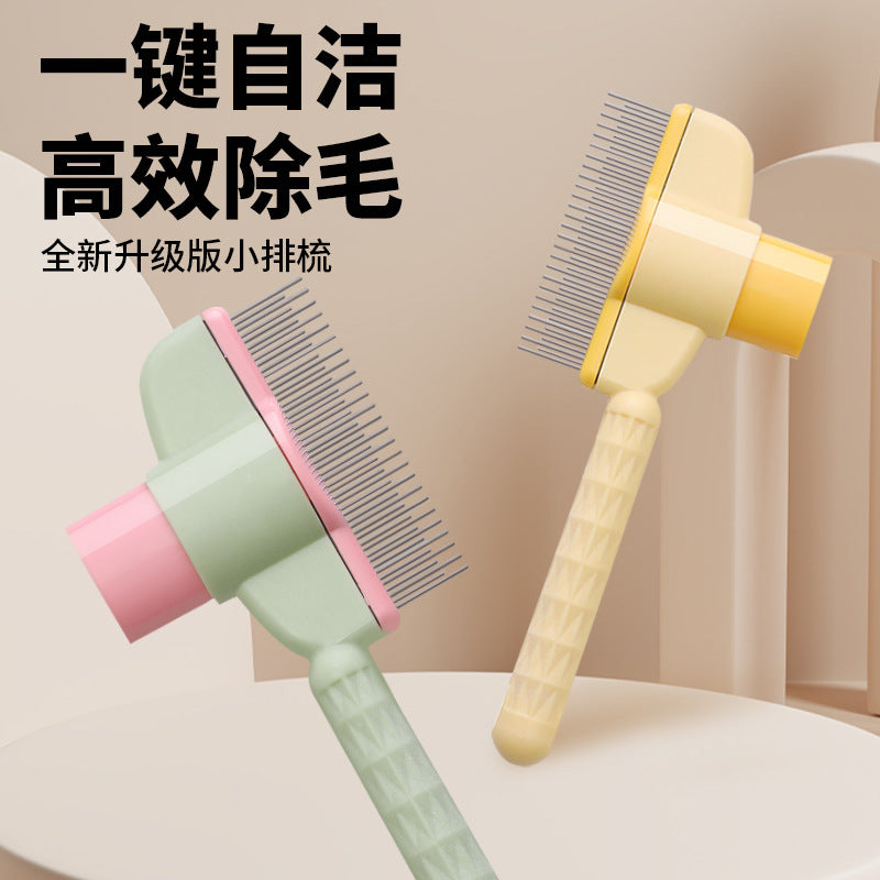 The cat hair comb is a perfect tool for untying knots and removing loose hair. It is specially designed for cats, self-cleaning pets, and dog hair