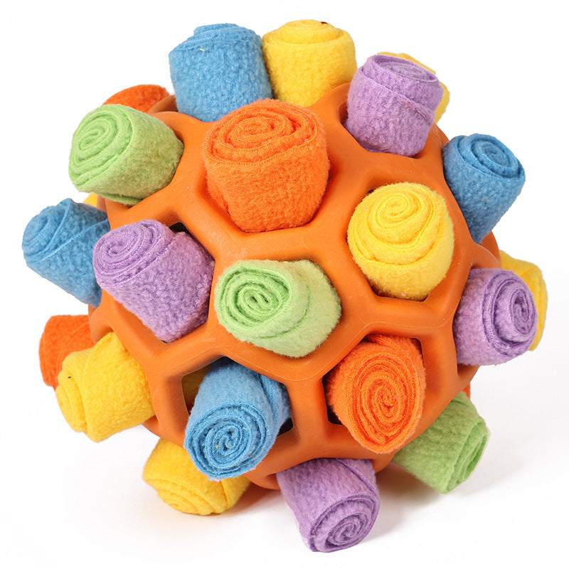 Pet multi-functional sniffing and intelligence, fried balls, dog toys for hiding and leaking food, stress-relieving and energy-consuming training toys