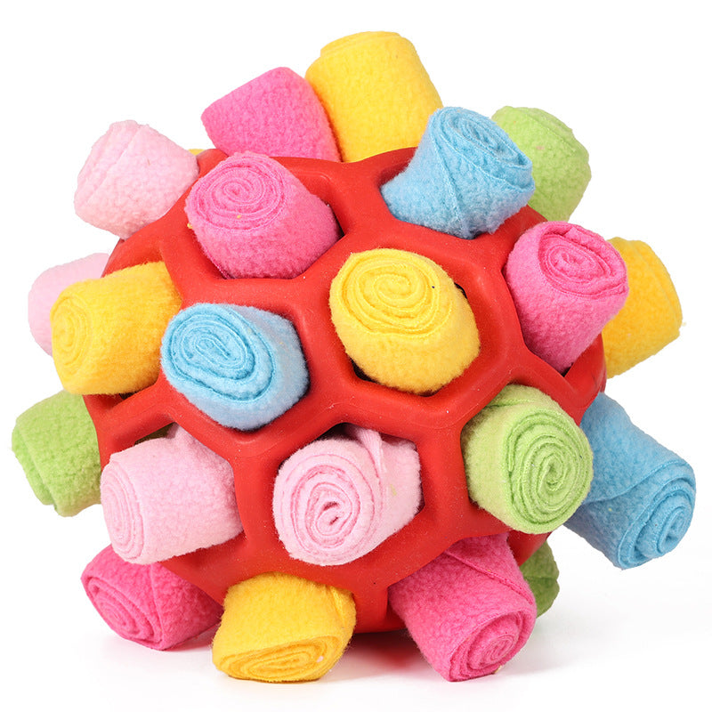 Pet multi-functional sniffing and intelligence, fried balls, dog toys for hiding and leaking food, stress-relieving and energy-consuming training toys