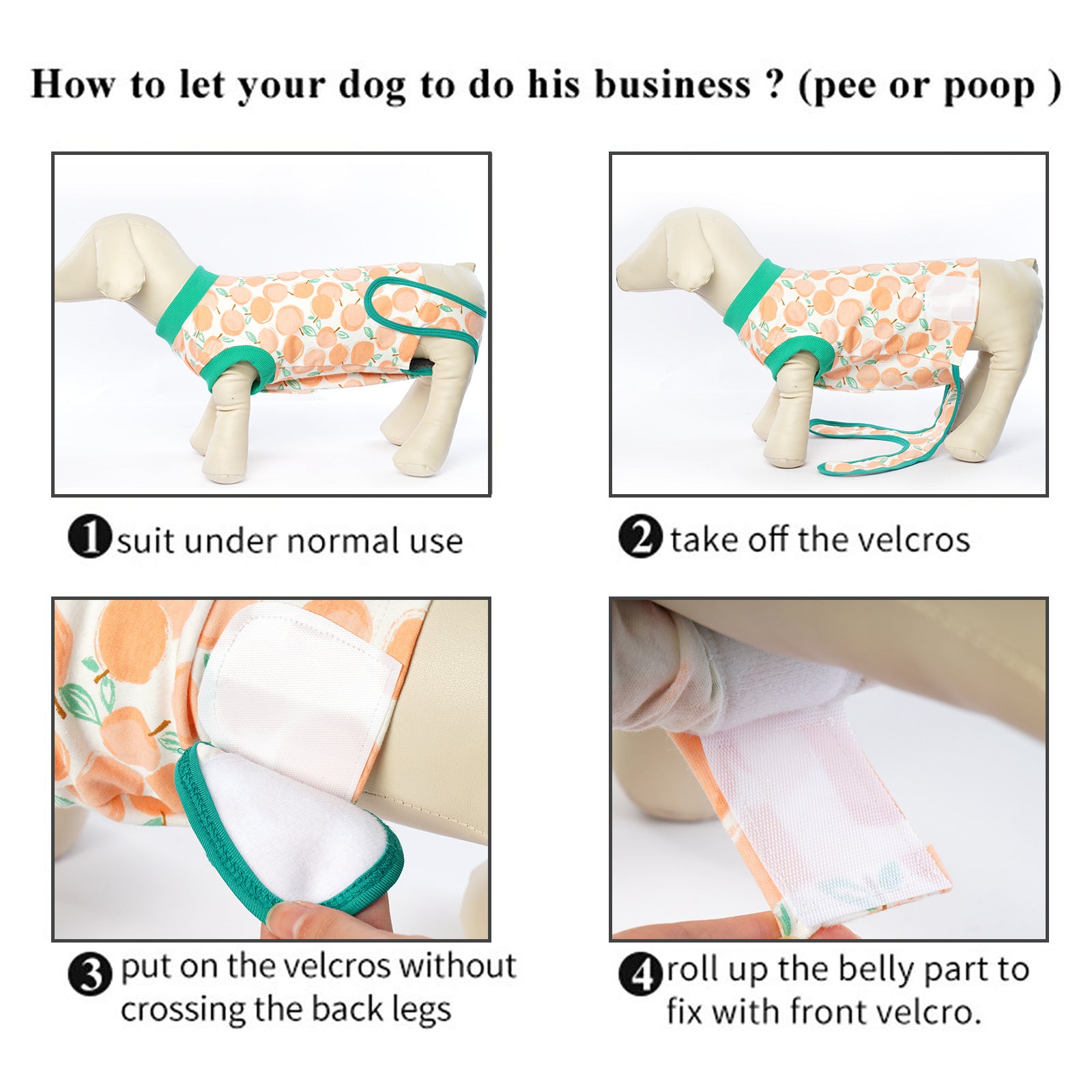 Postoperative recovery clothing for dogs, surgical rehabilitation clothing for female dogs, pet sterilition clothing, care clothing, and postoperative care