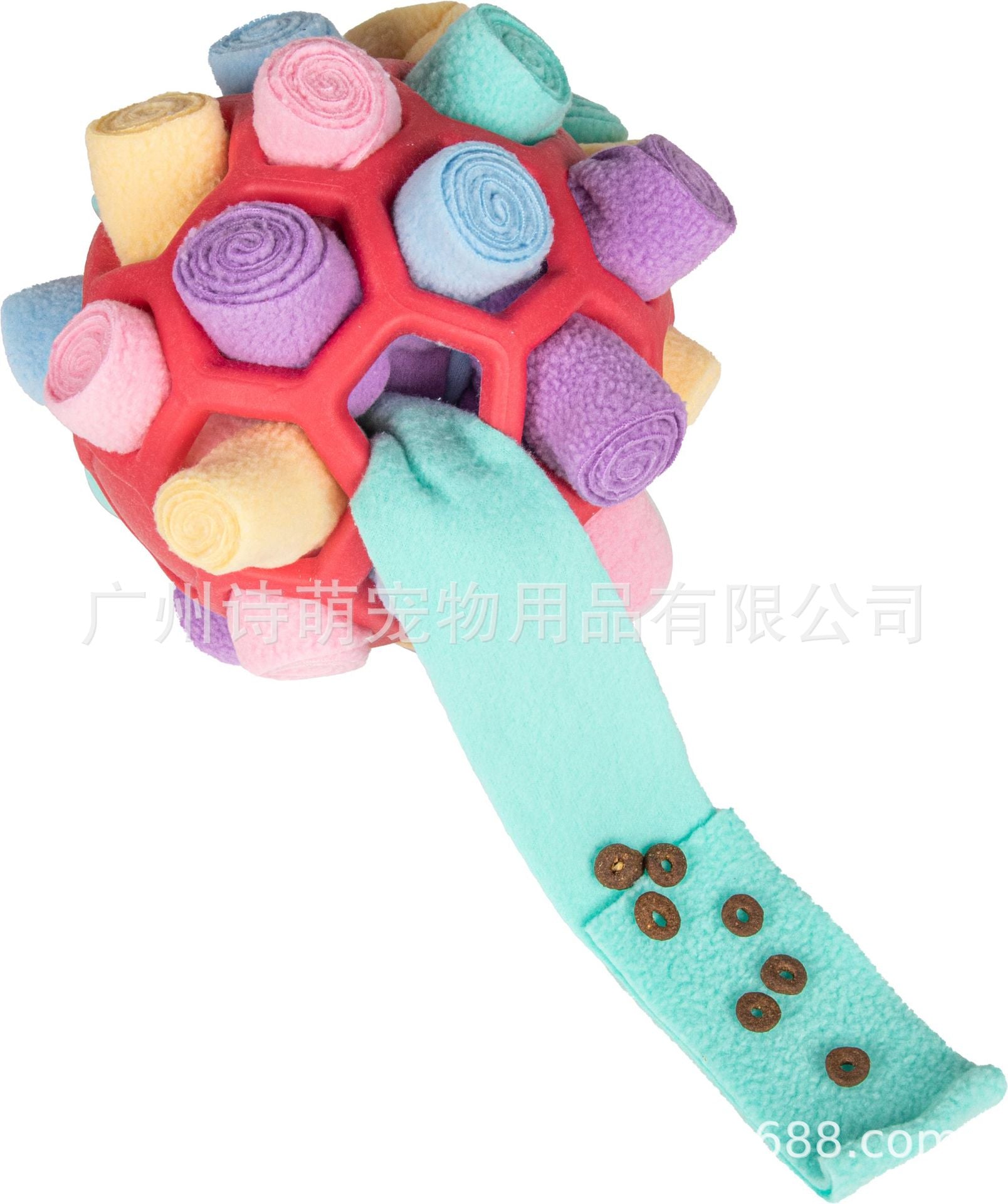 Pet multi-functional sniffing and intelligence, fried balls, dog toys for hiding and leaking food, stress-relieving and energy-consuming training toys