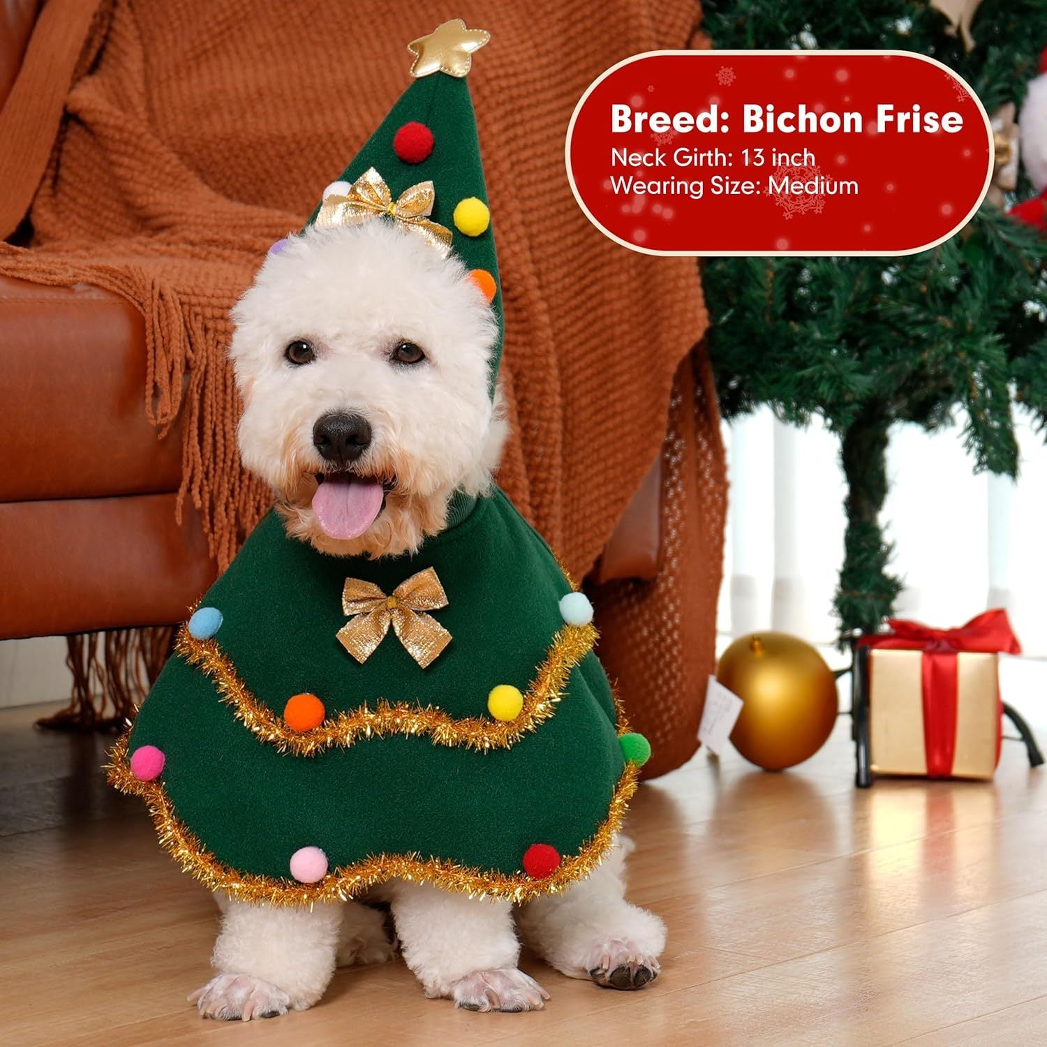 Dog Christmas costumes, puppy Christmas cape costumes, cute cat costumes, Christmas role-playing party